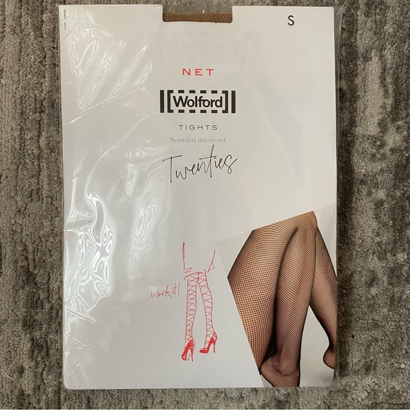 ⭐️HP⭐️ BNWT Wolford Micro-Net Tights - Picture 8 of 9